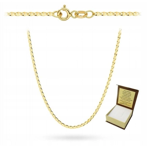 ŁAŃCUSZEK ZŁOTY PEŁNY 585  G040