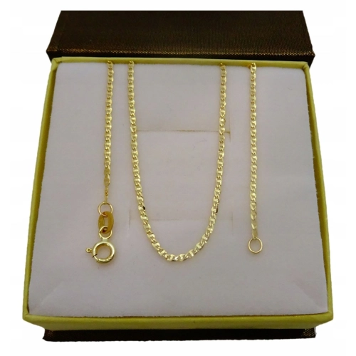 ŁAŃCUSZEK ZŁOTY PEŁNY 585  G040