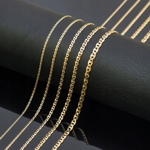 ŁAŃCUSZEK ZŁOTY PEŁNY 585  G040